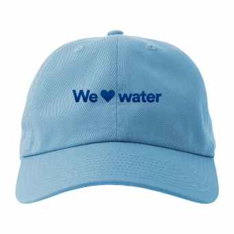 Cap hellblau - We love water